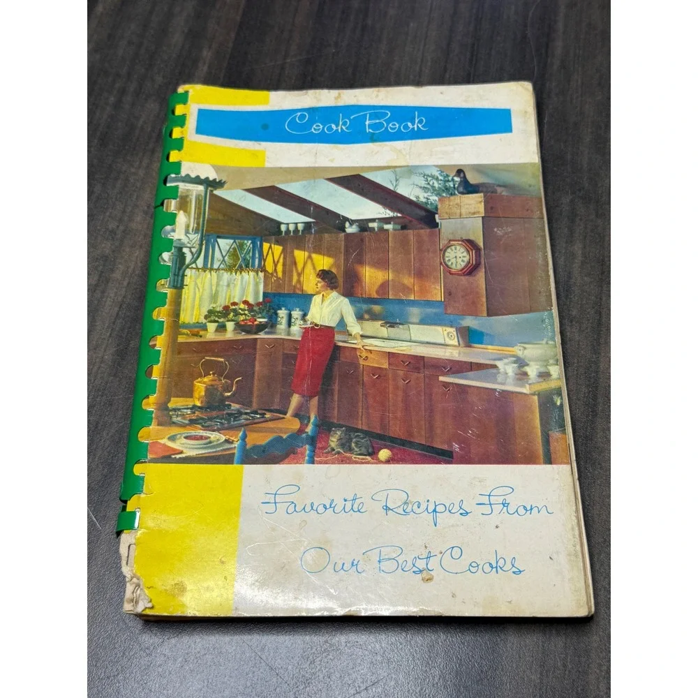 Vintage 1961 Favorite Recipes From Our Best Cooks Scott County Council Cookbook